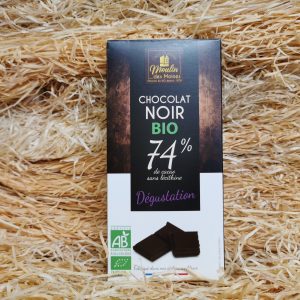chocolat noir degustation 74% bio