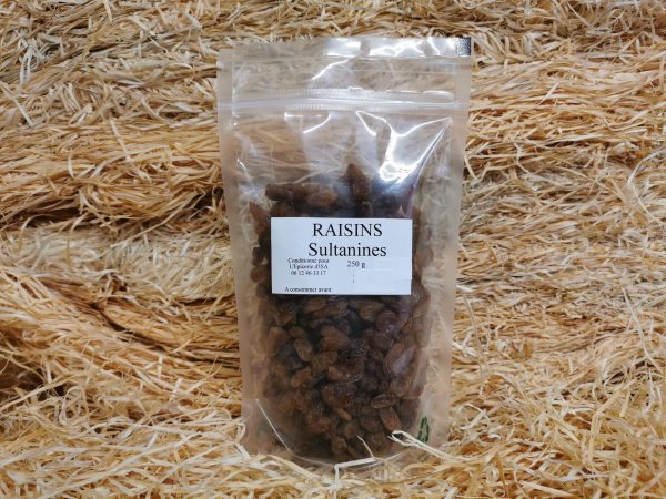 raisins sultanines 250g