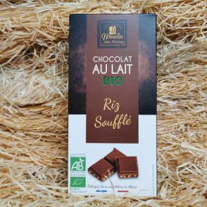 chocolat au lait riz soufflé bio 100g