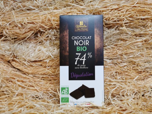 chocolat noir degustation 74% bio